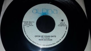 Ron Savage Open Your Gate/ Slow Dance Rare Modern Soul Funk Samples 45 Alpha Lfj