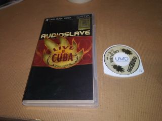 Audioslave Live In Cuba (sony Playstation,  Psp) 2005 Rare Disc Freeship