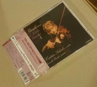 ◆fs◆katrin Scholz「brahms 3 Violin Sonatas」japan Mega Rare Cd Nm◆vicc - 166