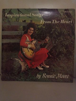Bonnie Moore - Inspirational Songs From The Heart Rare Private Press Lp
