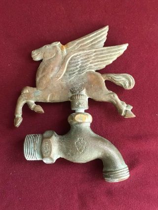 Vintage Extremely Rare Pegasus Brass Spigot.