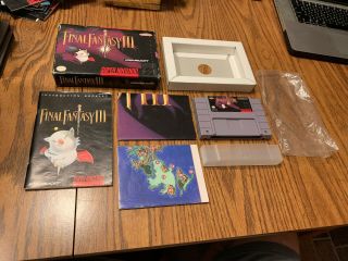 Final Fantasy Iii (nes Nintendo Snes) Rare Ff Complete Cib Video Game Ff 3