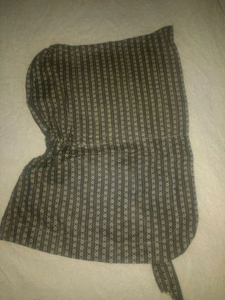 Early Antique Calico Ladies Bonnet Textile Aafa