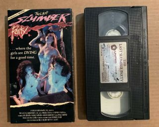 The Last Slumber Party Vhs (rare Horror Cult Oop)