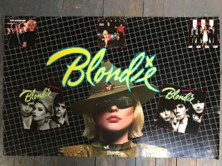 Blondie Vintage Eat To The Beat Promo Poster 1979 Very Rare 23x35 Debbie Harry