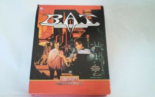 B.  A.  T.  By Ubi Soft - Vintage Pc Game On 3.  5 " Disks - Rare 1990 Big Box - Bat