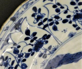 18th Century KANGXI Porcelain Plate Blue and White Depicting Figures 27.  9 CM Dia 3