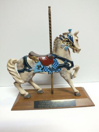 Rare Miniature Carousel Figure Muller Dappled Horse