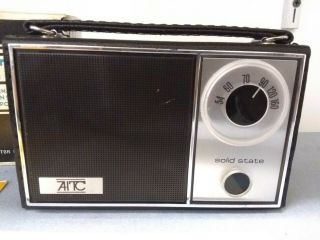 AITC RARE Vintage Solid State AM FM Transistor Radio L3110 w/ Box,  Instructions 2