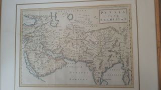 Antique Map Of Persia (modern Iran) And Middle East