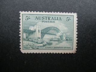 Pre Decimal Stamps: 5/ - Bridge - Rare (o47)