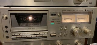 Rare Sanyo Rd 5350 Stereo Cassette Tape Deck Player Vintage