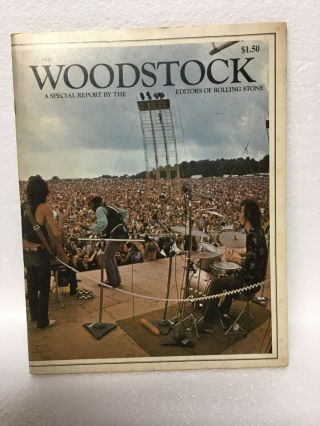 Woodstock: A Special Report By The Editors Of Rolling Stone 1969 Rare Special Ed