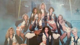 RARE Vintage 80s Dallas Cowboys Cheerleaders Poster 1989 Taco Bell NOS Retro 3