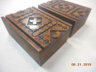 Printing Letterpress Printer Block Decorative Wood Ornaments Antique Print Cut
