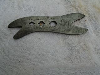E C Simmons Keen Kutter Alligator Wrench With 3 Die Rare 1/2 " 3/8 " 5/16 "