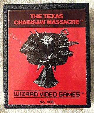 Atari 2600 Game - The Texas Chainsaw Massacre.  Cartridge Only.  Rare.