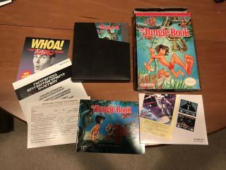 The Jungle Book Nintendo Nes - 100 Complete Cib - Authentic Rare