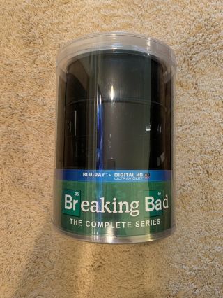 Rare Breaking Bad The Complete Series Blu - Ray Limited Edition Barrel Complete