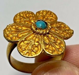 Fantastic - Vintage Ring With Rare Stone 5.  7gr 23mm (inner 21mm)