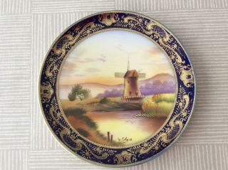 Japanese Porcelain Oldmill China Hand Painted Plate