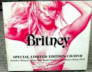 Britney Spears - Britney Rare Ltd Edition Slipcase Cd Album,  Dvd 2001
