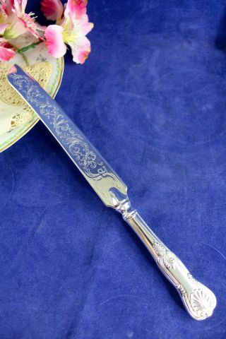 Sheffield Silver Co.  Kings Wedding Cake Knife 616 Silverplate Made In Italy