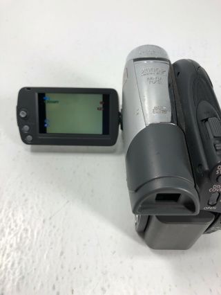 Rare Canon Dc320 Dvd Camcorder W/48x Advanced Zoom Needs Battery