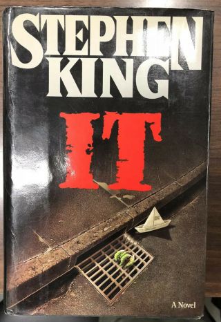 Stephen King It Hardcover Book 1st First Edition Dust Jacket Movie Rare Htf