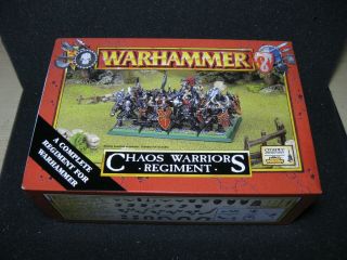 Warhammer Fantasy Aos Warriors Of Chaos Rare Oop (plastic Miniatures) 2