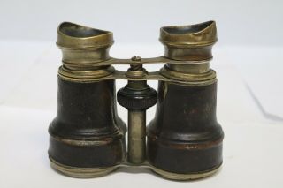 Antique Ww1 Military Verres 8 Field Glasses Binoculars - 214