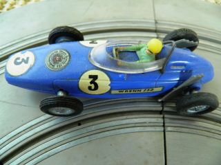Rare Wrenn 152 - Blue Brm - Slot Car - 12 Volt D/c - 1960s