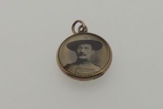 Antique 9ct Rose Gold Robert & Powell And Queen Victoria 1899 Photo Locket