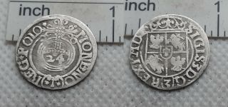 Rare Very Old Renaissance Medieval Era Silver Coin 1620 Year 1/24 Thaler 542