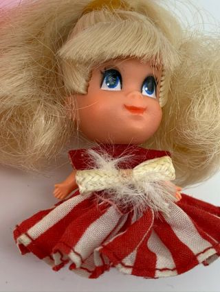Vintage Liddle Kiddle Sweet Treat Kiddle Peppermint Lollipop Doll Mattel 1960 ' s 2