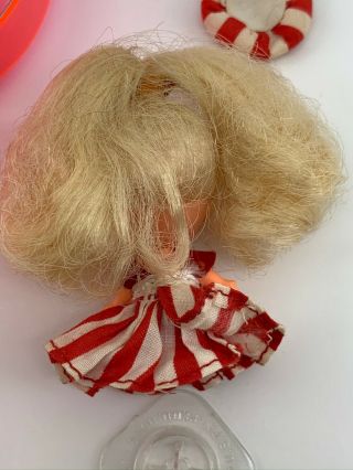 Vintage Liddle Kiddle Sweet Treat Kiddle Peppermint Lollipop Doll Mattel 1960 ' s 3