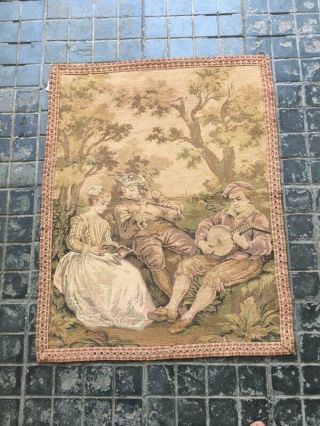 484a - Gobelin Tapestry France Size: 88.  39 X 67.  06 Cm