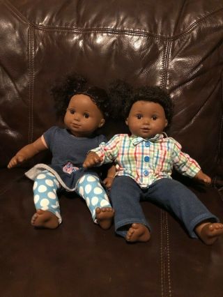American Girl Bitty Twins - African American,  Rare Find