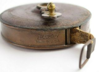 Antique Lufkin Usa Measuring Tape 50ft