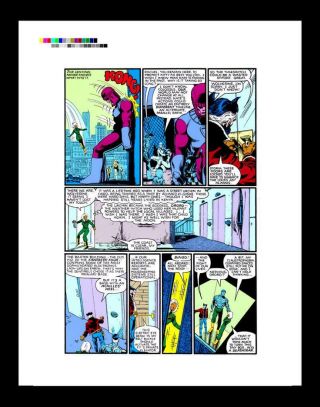 John Byrne X - Men 142 Rare Production Art Pg 8