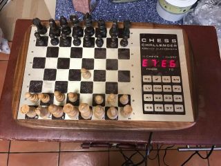 Rare 1978 Chess Challenger Fidelity Electronics Model Ccx 10 Levels W/ Case