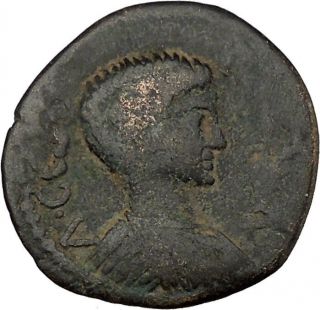 Geta 198ad Phrygia,  Hadrianopolis - Sebaste Rare Tyche Ancient Roman Coin I37905
