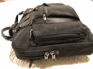 Tumi Alpha Bravo McNair 22611DH Slim Briefcase Laptop Bag Black - Rare 2