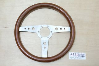 Rare Vintage Personal Timber Wood Steering Wheel 350mm,  Made In Italy