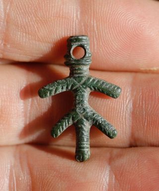 Russia Far East Medieval Bronze Amulet.  Rare.  12