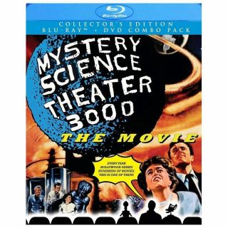 Mst3k The Movie - Blue - Ray & Dvd - Rare Cult Horror - 1996 Collectors Edn.