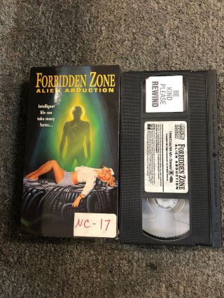 Forbidden Zone: Alien Abduction Vhs - Rare Horror Cult Video Full Moon