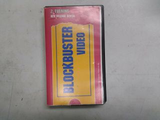 Rare Blockbuster Red Release Case 1995 W/ Dumb And Dumber Vhs