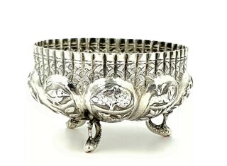 19th Century Anglo - Indian Colonial Silver Bowl