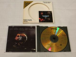 Van Halen - S/t Cd 1978 24k Gold Disc Dcc Master With Slipcase Rare